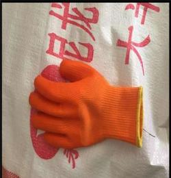 厂家经销pvc手套红胶毛圈手套拉绒  毛圈拉绒PVC防护手套