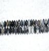 天然玛瑙，5*8m算盘珠黑条纹玛瑙，宝石(图)