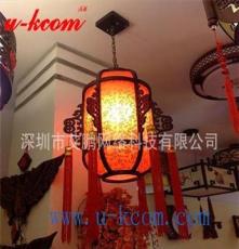 木艺框架灯罩信羊福皮高档吊灯,羊皮灯饰,中国式吊灯