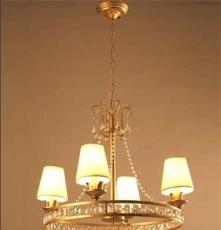 厂家批发定做美式卧室铁艺新中式吊灯客厅灯 简约时尚吊灯