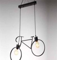 供应卧室厨房书房现代创意吊灯 新款个性自行车吊灯