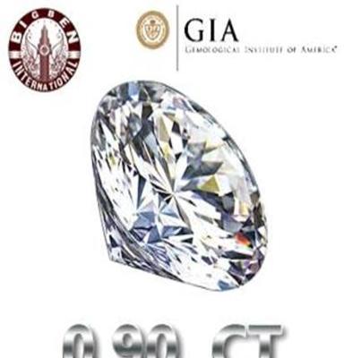 七年诚信 一克拉钻石价格 99分裸钻批发 GIA证书 国际行情