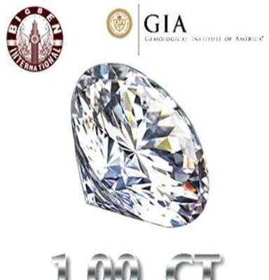 七年诚信 批发南非天然钻石 1克拉裸钻 GIA证书 首购送镶钻表