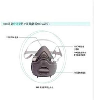 3M3200防尘口罩 劳保 3M原装3200防尘面罩 3M3200防尘面具