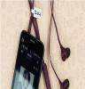 批发HTC面条线耳机 入耳式扁线手机耳机 小米通用带麦线控耳机