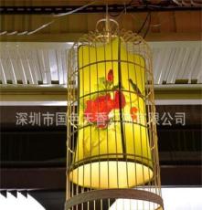 传统中国鸟笼吊灯 名族中式吊灯 古代穿越中式鸟笼吊灯