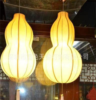 空中福禄寿中式吊灯 国色天香新中式工艺 传统古典吊灯