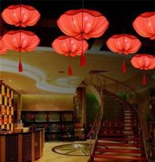 新中式吊灯 艺术个性创意饭厅餐厅吊灯三头LED温馨浪漫阳台卧室灯