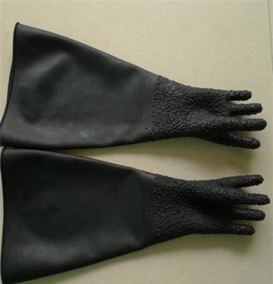 徐州加厚喷砂手套，喷砂防护手套，耐磨乳胶喷砂手套