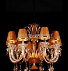 三套起批 供应高贵典雅酒店客房蜡烛吊灯 时尚欧式水晶灯