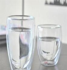 耐热玻璃茶具花茶杯双层杯玻璃杯子双层茶杯特价350ml