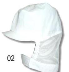 白色食品级安全帽 （可定制） 男女款食品帽