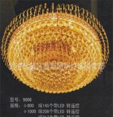 厂家推荐 供应9006水晶灯 金黄色 水晶吸顶灯 支持混批