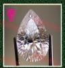 折光度高媲美钻石的高品质人造宝石 彩色梨形锆石 多种大小