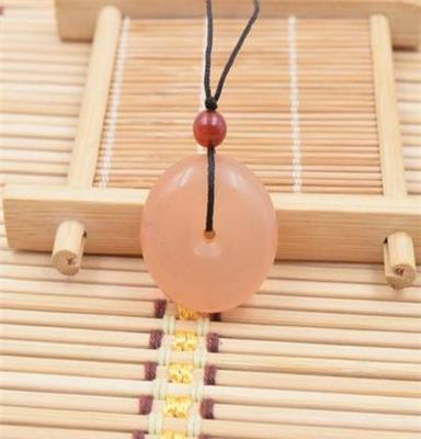 幽若玉坊 新疆金絲玉吊墜 金絲玉平安扣吊墜 天然玉石掛件 玉墜子