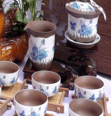 亚光釉茶具 茶海茶具套装茶具陶瓷 茶托 功夫茶具礼盒装 汝窑茶具
