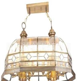 品牌:沃达尔 餐厅吊顶灯 全铜锡焊吊灯