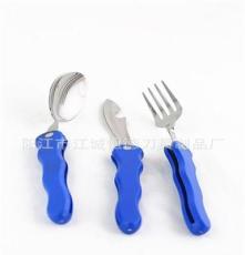 厂家直销 不锈钢餐具三件套 刀叉勺多功能套装