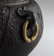 铁壶日本南部铁器纯手工关西山水铸铁壶 无涂层铸铁生铁功夫茶壶