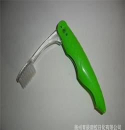 大量供应 折叠洁齿牙刷 酒店一次性用品 按摩牙刷 笑脸牙刷
