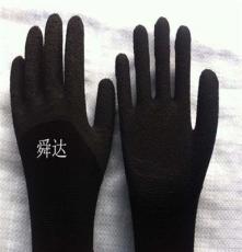 厂家供应13针尼龙乳胶发泡半挂劳保手套透气防滑耐磨防护手套