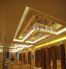 哈尔滨鸡西定做大型非标酒店别墅商场超市工程水晶LED吊灯吸顶灯