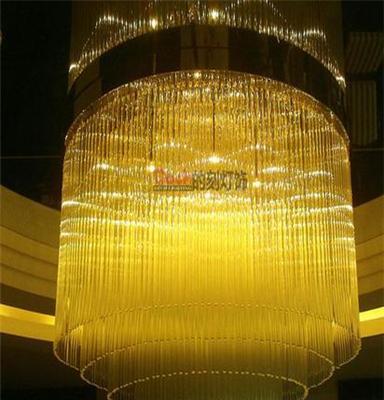 呼伦贝尔定做大型非标酒店别墅会议室商场超市工程水晶LED吊灯