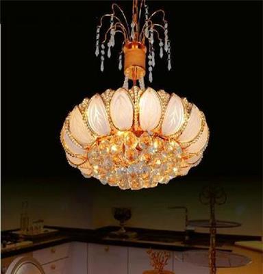 厂家直销 中式传统金色水晶吊灯具 客厅灯餐厅灯 酒店别墅水晶灯