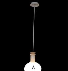 经典照明宜家实验瓶白色 餐厅 瓶子 现代北欧美式 极简吊灯灯饰