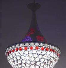 时尚水晶圆球led餐厅餐吊灯现代风格节能灯