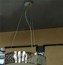 厂家直销 不锈钢环形餐吊灯 高档半吊灯批发 节能省电LED灯具