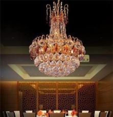 厂价批发家居水晶吊灯 高档典雅客厅餐厅水晶灯 传统金色水晶灯