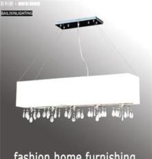 厂家直销 布艺吊灯 中式现代 热销高品质 1米长方形