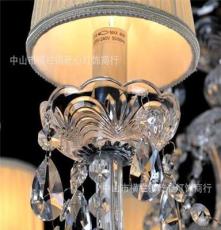 欧式水晶灯 玻璃蜡烛灯 客厅卧室灯 书房餐厅吊灯5011-8