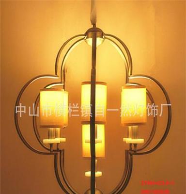 自然创意简约现代新中式窗花家装酒店会所客厅卧室吊灯灯具灯饰