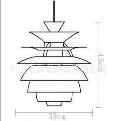 沃奇 丹麦PH吊灯具创意时尚客厅餐厅灯楼梯灯 雪球吊灯