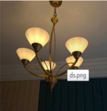 全铜玉石别墅客厅卧室餐厅吊灯灯具 欧式吊灯