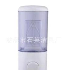 供应白色塑料手动单瓶皂液器C15