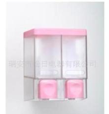 厂家直销 供应手动吸盘皂液器 双头皂液器 （808-22）