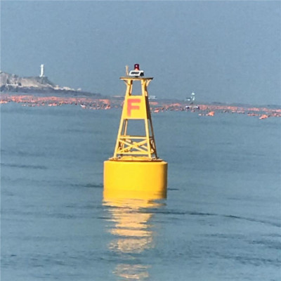海上圆锥形浮标各种颜色警示浮筒产商
