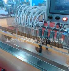 上海鸿蓄全自动10头糖浆，化妆品定量灌装机面向全国厂家直销