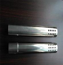 广东燃气热水器配件不锈钢排烟管50直径堵头带孔直管50CM直供