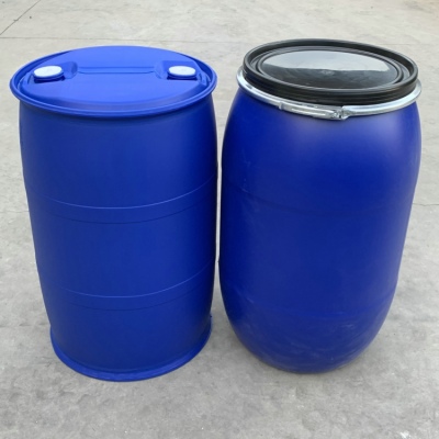 山东新利200升塑料桶蓝色双环桶厂家现货