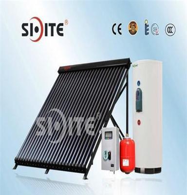 欧洲市场分体单盘管换热太阳能热水器，可以为用户提供热水，采暖