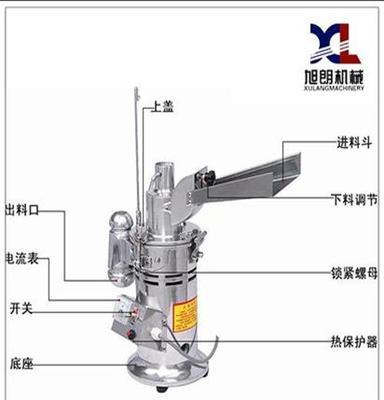 河池流水式中药粉碎机，家用粉碎机