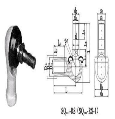 供应弯杆形SQ16-RS 球头杆端关节轴承 向心关节轴承 球头轴承