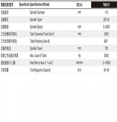 TK6111数控卧式镗床维修中心