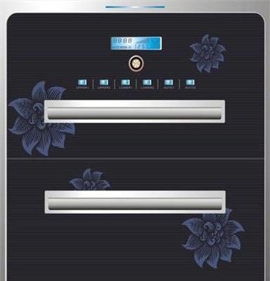 正品家用嵌入式消毒柜 高低温消毒柜 上下层彩金碗架 厂家批发
