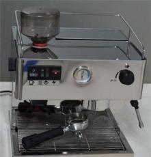 供应磨豆一体化不锈钢半自动咖啡机专业高性价比咖啡机