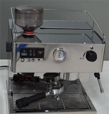 供应磨豆一体化不锈钢半自动咖啡机专业高性价比咖啡机